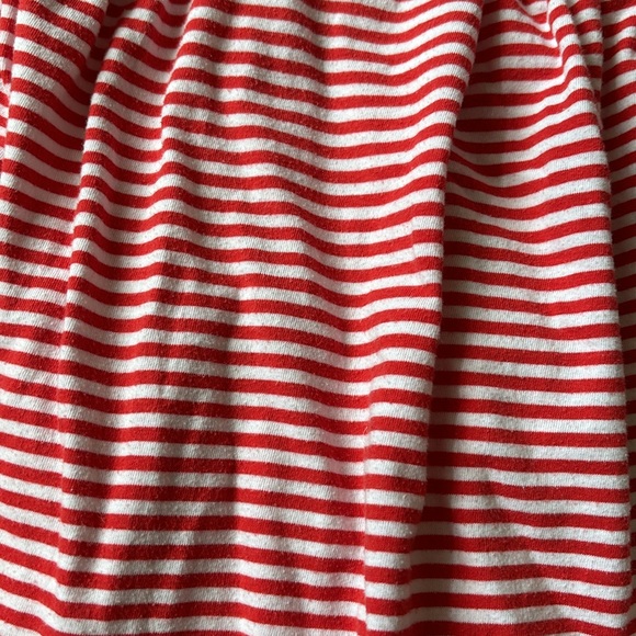 Mayoral Red & White Striped Bow Front Sun Dress - Picture 3 of 9